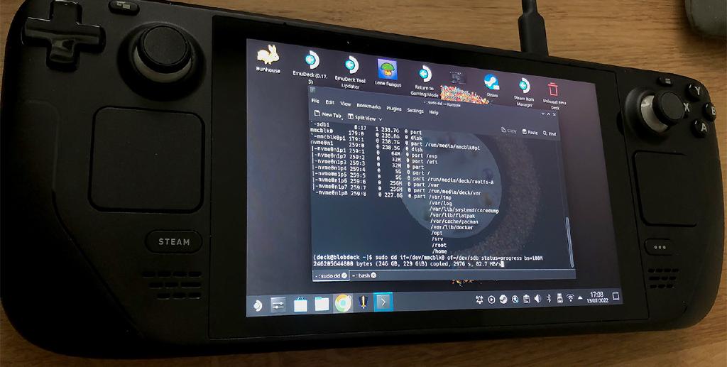 How to Mirror / Clone Steam Deck microSD to New SD Card · Documenting
